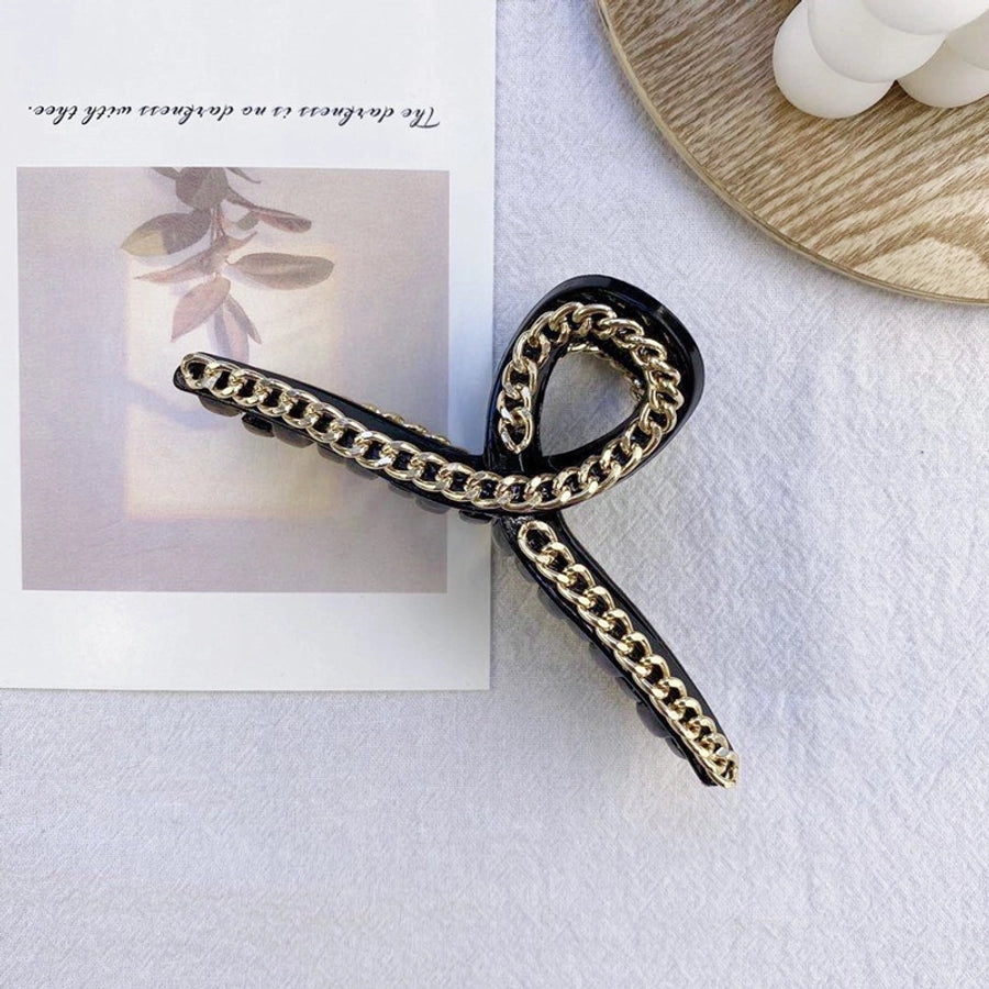 korean fashion style pearl hairpin big hair grabbing clip plate hair ponytail small hair claw