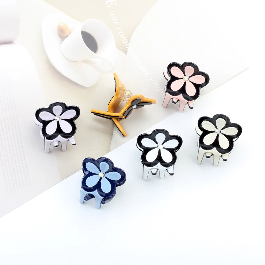 Women's Lady Floral Acetic acid sheets Hair Claws