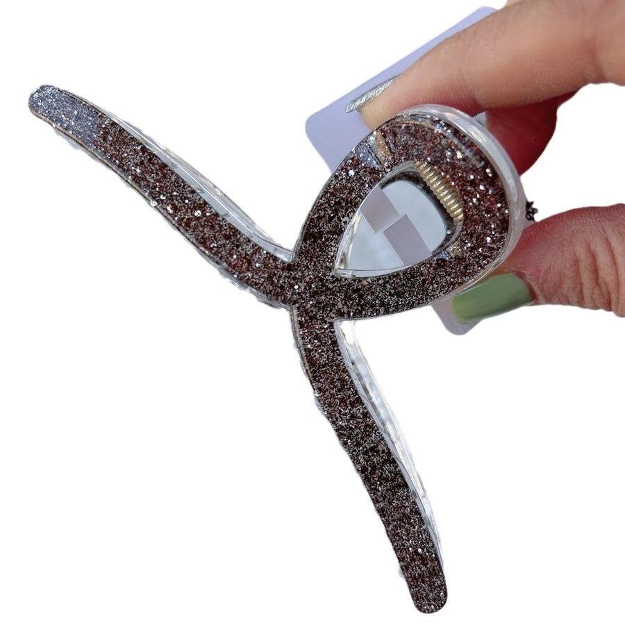 Women's Lady Bow Knot Arylic Hair Claws