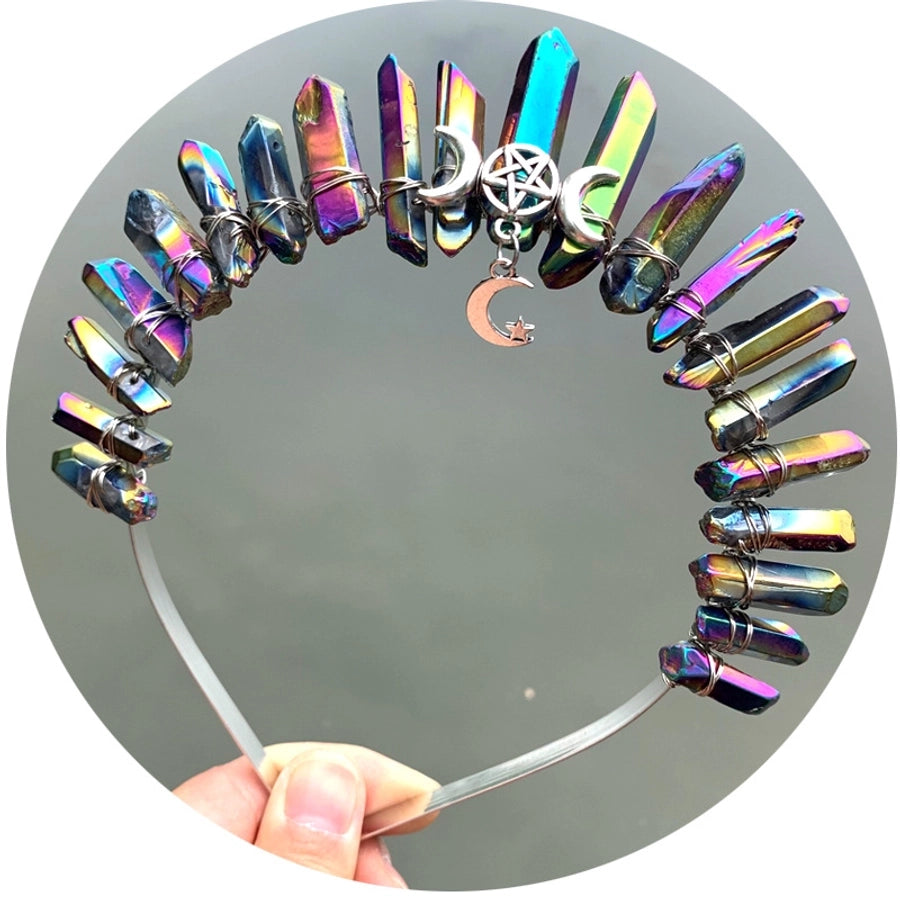 Women's Shiny Geometric Crystal Hair Band