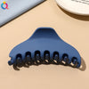 fashion solid color plastic metal hair claws 1 piece