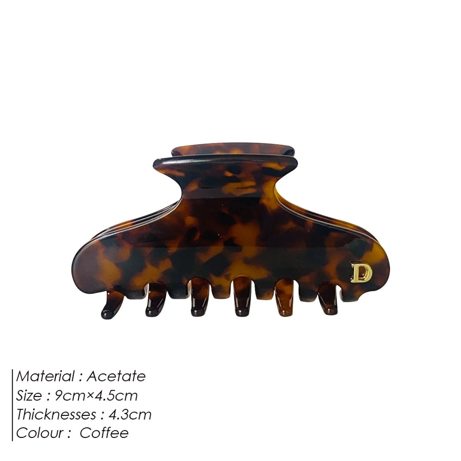 Women's Basic Simple Style Classic Style Letter Acetic acid sheets Hair Claws