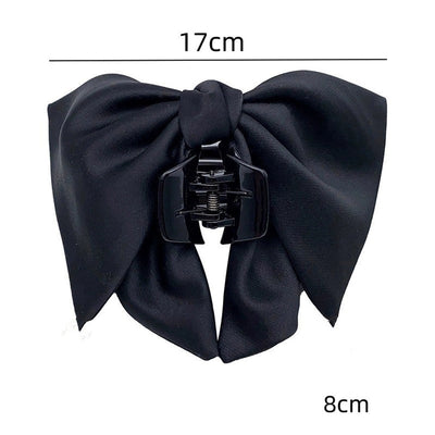 Women's Simple Style Bow Knot Cloth Hair Claws