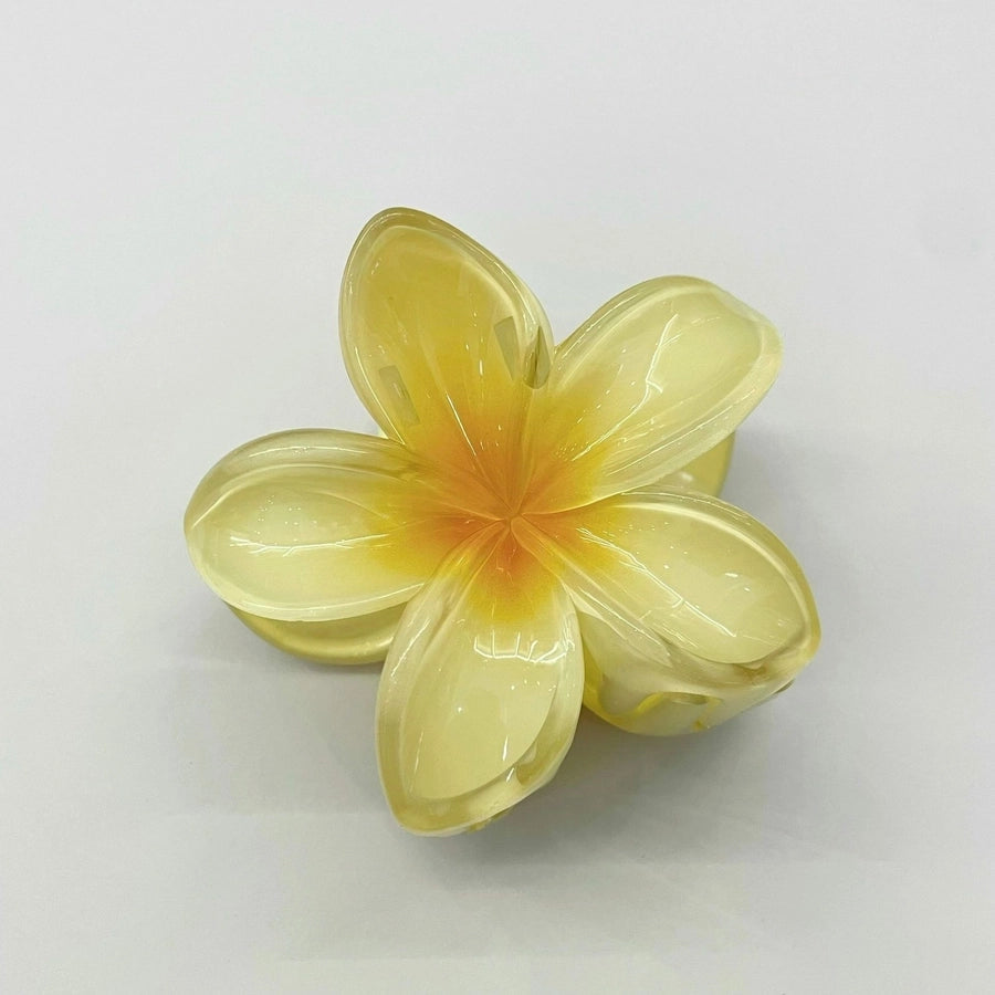 retro flower plastic resin hair band 1 piece