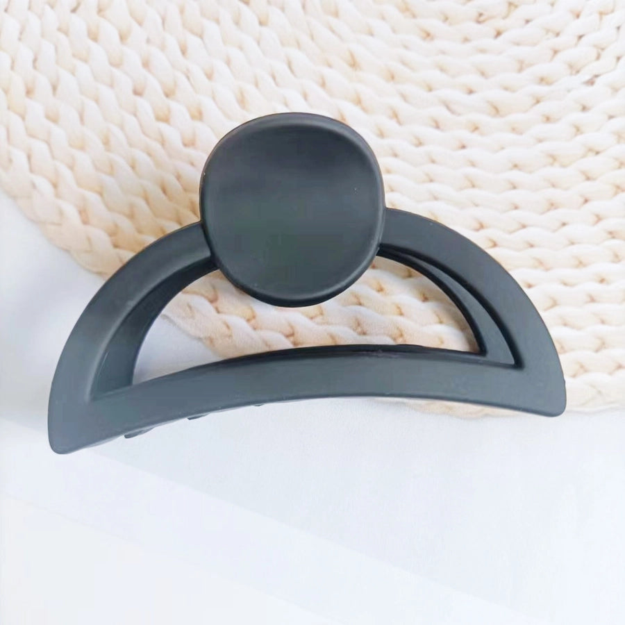 Milk Tea Color Grab Clip  Girl's Hair Grab Head Shark Clip Summer Hair Clip Hair Accessories