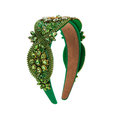 vintage style classic style flower rhinestone inlay rhinestones hair band