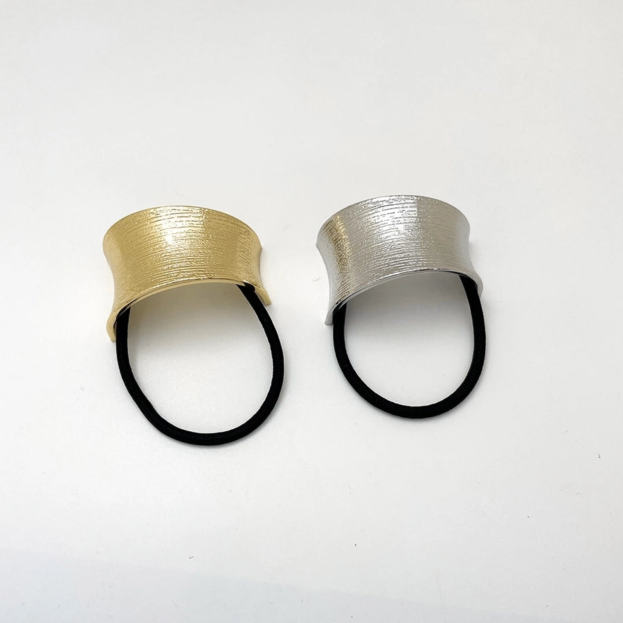 Women's Modern Style Simple Style Semicircle Alloy Elastic Band Hair Tie