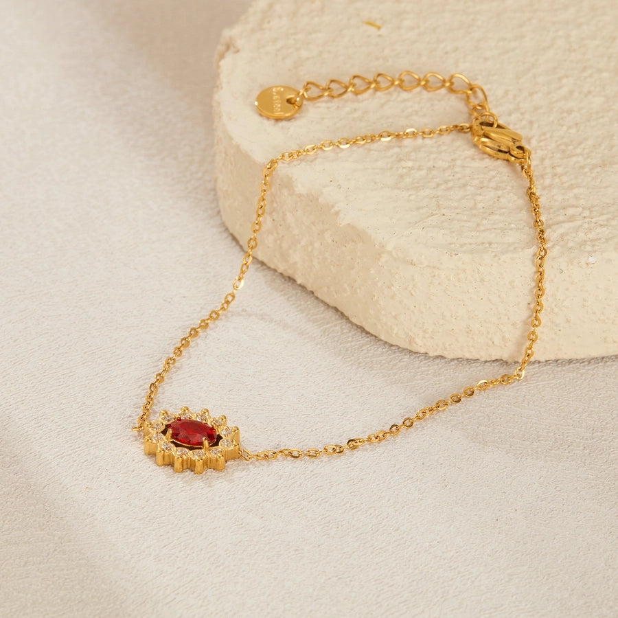 Simple Style Geometric 304 Stainless Steel cable chain Bracelets In Bulk