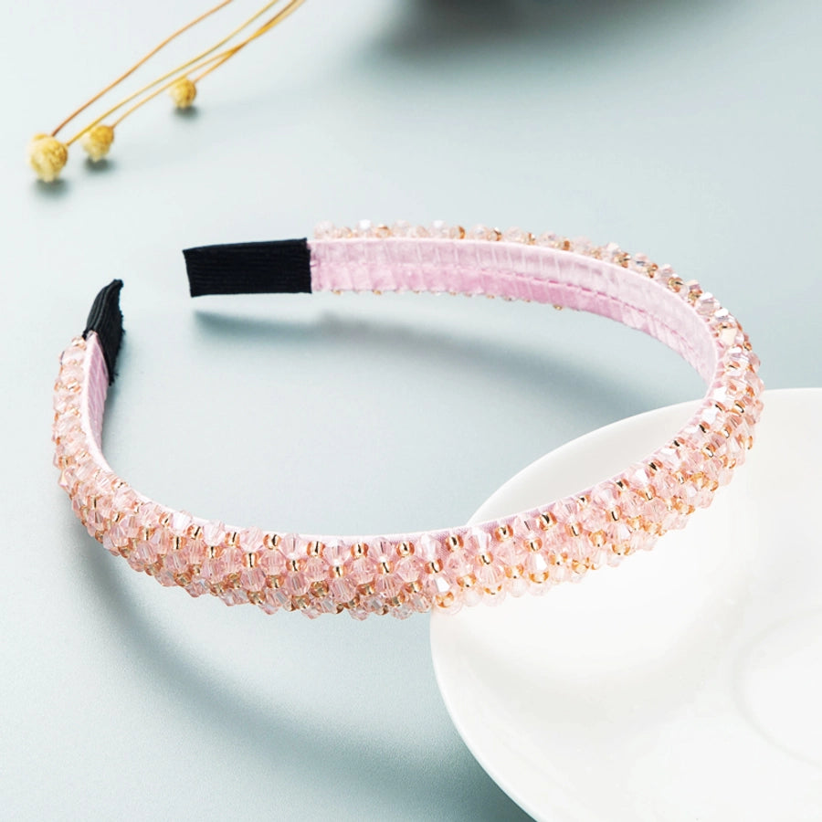 women's fashion crystal artificial crystal beaded artificial crystal hair band 1 piece