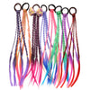 streetwear solid color rubber band hair tie