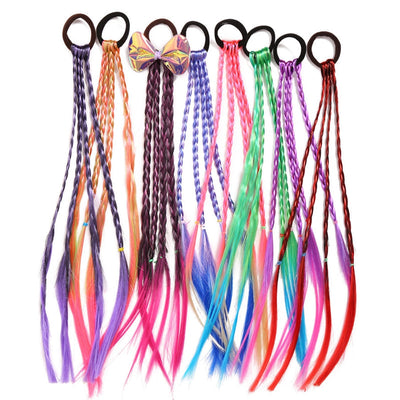 streetwear solid color rubber band hair tie