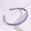 u shape solid color plastic resin hair band 1 piece