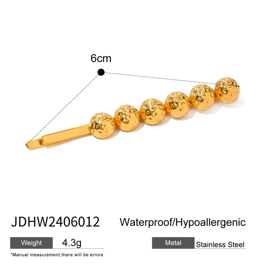 Women's IG Style Marine Style Starfish Flower Shell 304 Stainless Steel Inlay Pearl Hair Clip Insert comb