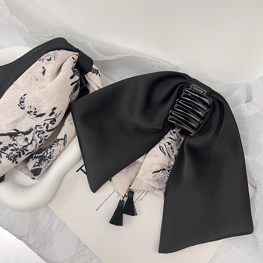 Women's Chinoiserie Color Block Printing Hair Band