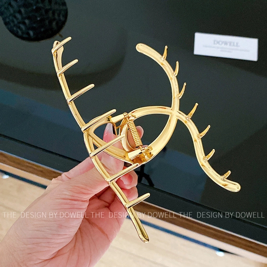 Women's Retro Waves Metal Enamel Hair Claws