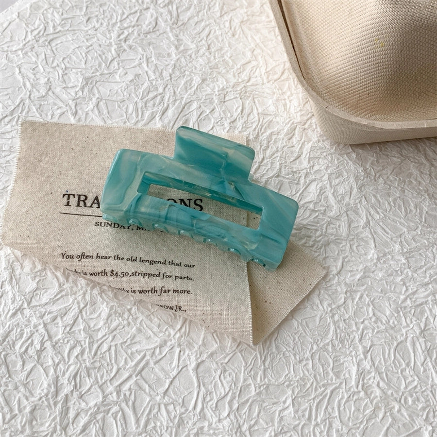 Women's Casual Simple Style Color Block Acetic acid sheets Hollow Out Hair Claws