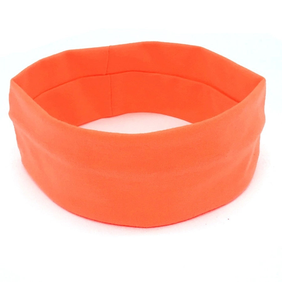 women's simple style solid color cloth braid hair band