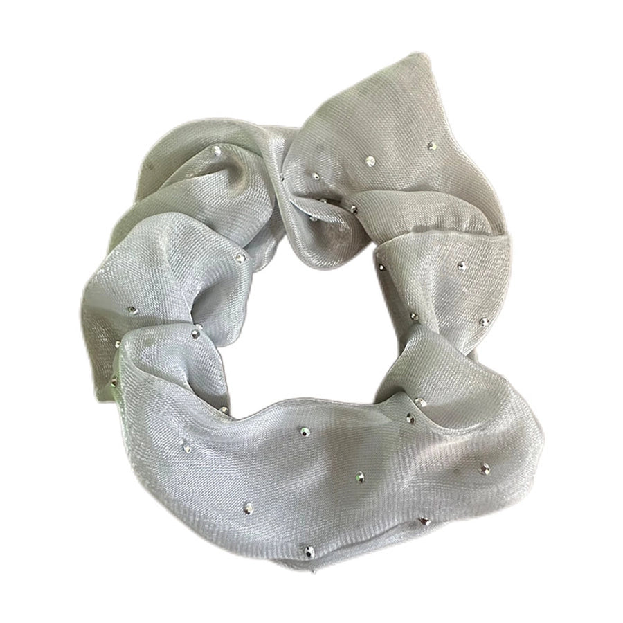 Women's Lady Modern Style Bunny Ears Bow Knot Cloth Hair Tie