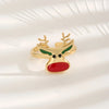 Copper 18K Gold Plated Plating Inlay Elk Zircon Rings