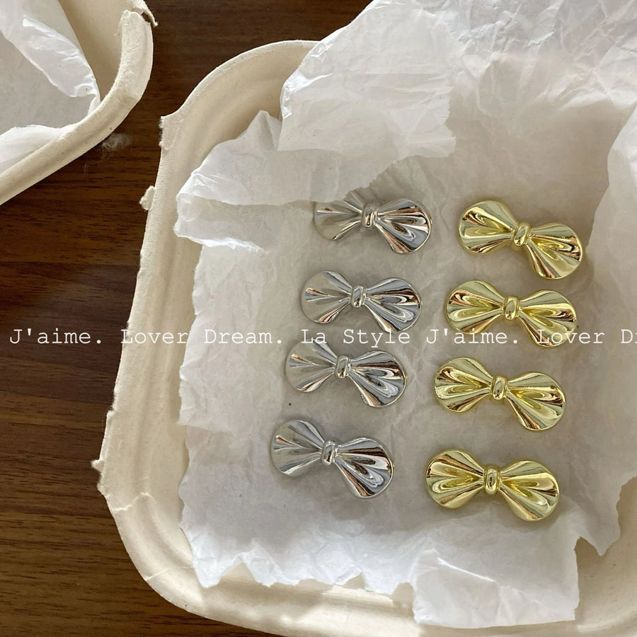 Women's Korean Style IG Style Bow Knot Metal Hair Clip