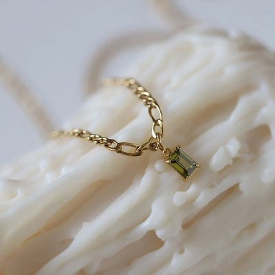 Jewelry Retro Simple Style Round Square 304 Stainless Steel Zircon Beaded Inlay Pendant Necklace