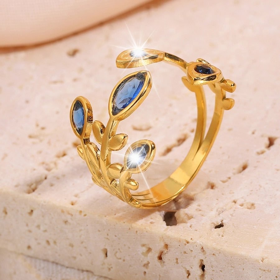 Jewelry Elegant Simple Style Classic Style Geometric 304 Stainless Steel Open Rings