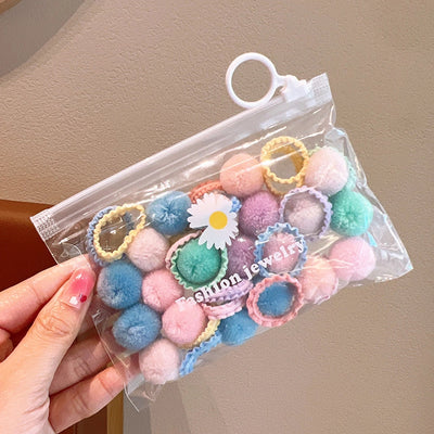 Women's Cute Solid Color Elastic Band Braid Hair Tie