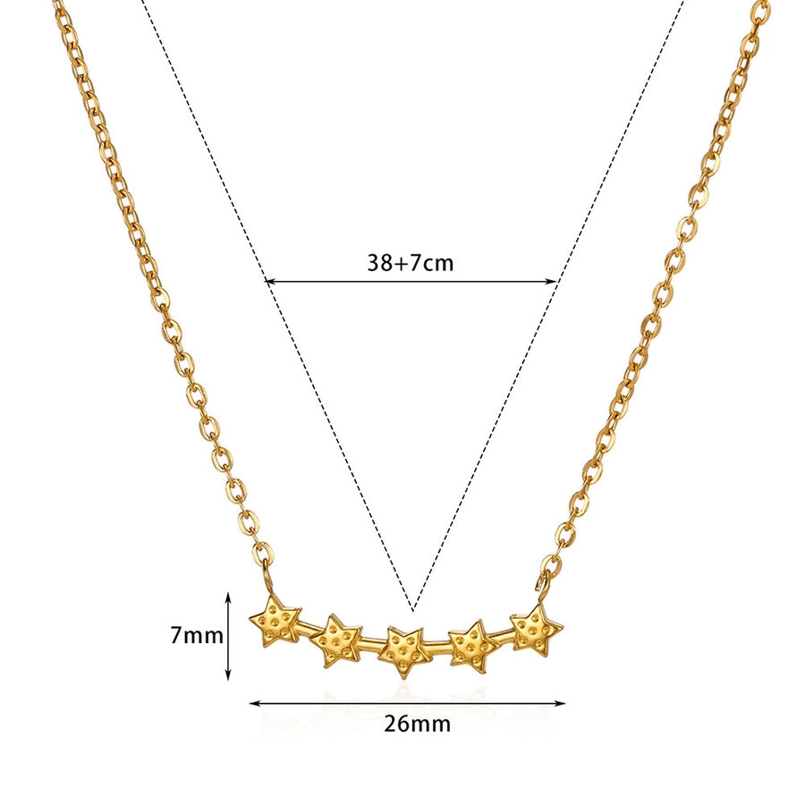 Jewelry Simple Style Geometric Heart Shape Rose 304 Stainless Steel Plating Pendant Necklace