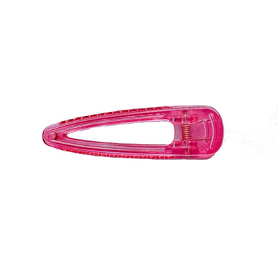 sweet solid color plastic resin transparent hair clip