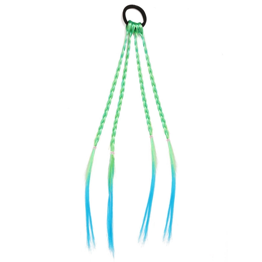 streetwear solid color rubber band hair tie