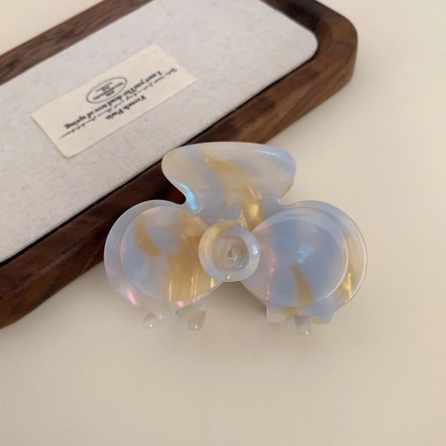 Women's Sweet Simple Style Flower Acetic acid sheets Hair Claws