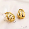 1 Pair Simple Style Commute Geometric Heart Shape Plating Titanium Steel Drop Earrings Earrings Ear Studs