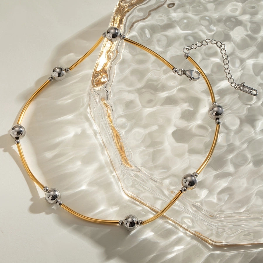 Jewelry Simple Style Classic Style Geometric 304 Stainless Steel Necklace