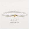 Elegant Simple Style Letter Heart Shape 304 Stainless Steel Artificial Pearl Bracelets In Bulk