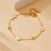 Vintage Style Heart Shape 304 Stainless Steel Bracelets In Bulk