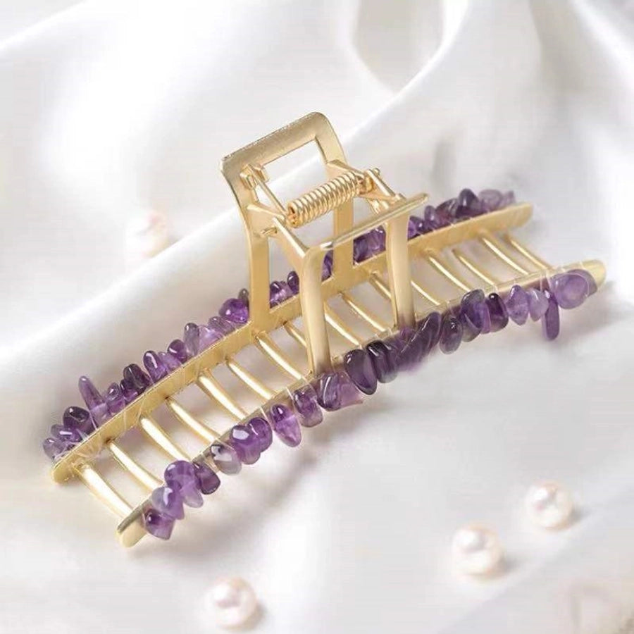 ethnic style geometric alloy handmade hair claws