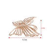 High-grade hollow tassel bow hairpin female back head high-grade grip medium shark clip  New