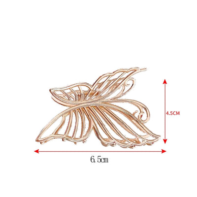 High-grade hollow tassel bow hairpin female back head high-grade grip medium shark clip  New