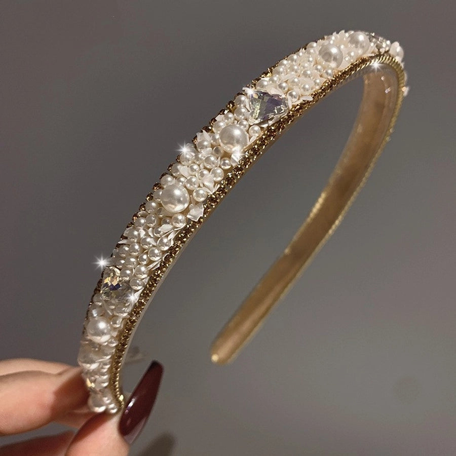 vintage style solid color arylic hair band