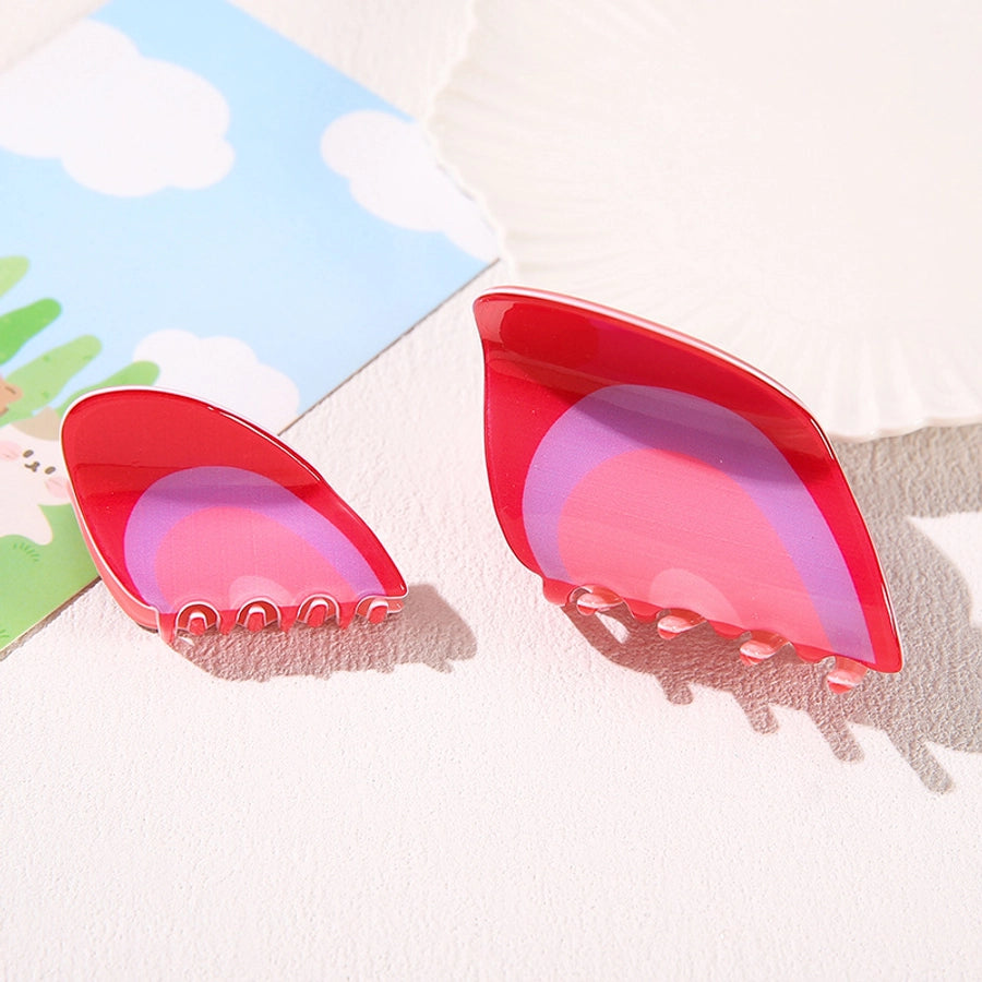 women's elegant multicolor arylic hair claws