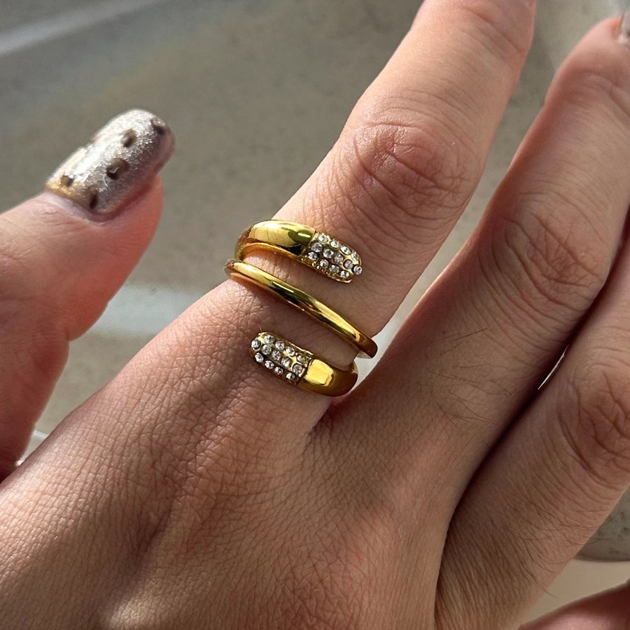 Jewelry Casual Simple Style Irregular 304 Stainless Steel Open Rings