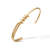 Retro Simple Style Commute Geometric 304 Stainless Steel Cuff Bracelets In Bulk