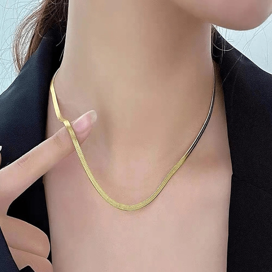 Jewelry Casual Simple Style Geometric Titanium Steel Necklace