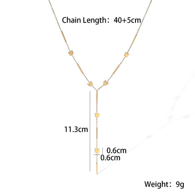 Jewelry Retro Simple Style Commute Geometric Butterfly 304 Stainless Steel Pendant Necklace