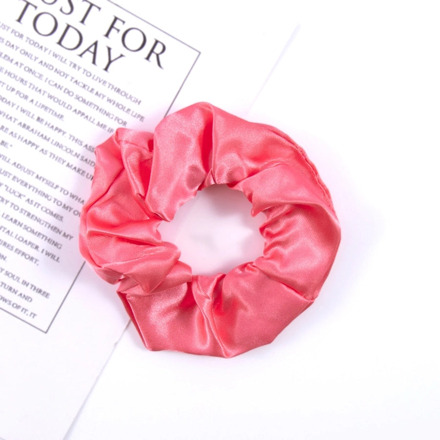 simple style solid color cloth hair tie