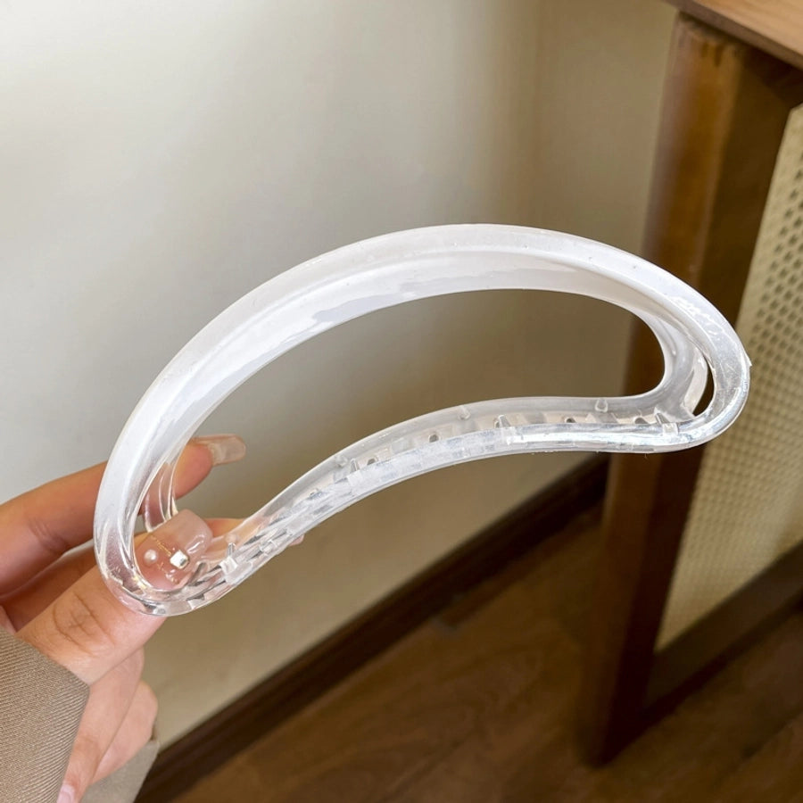 Women's IG Style Simple Style Gradient Color Arylic Alloy Stoving Varnish Hollow Out Hair Claws