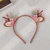 simple style bow knot cloth contrast collar hair band