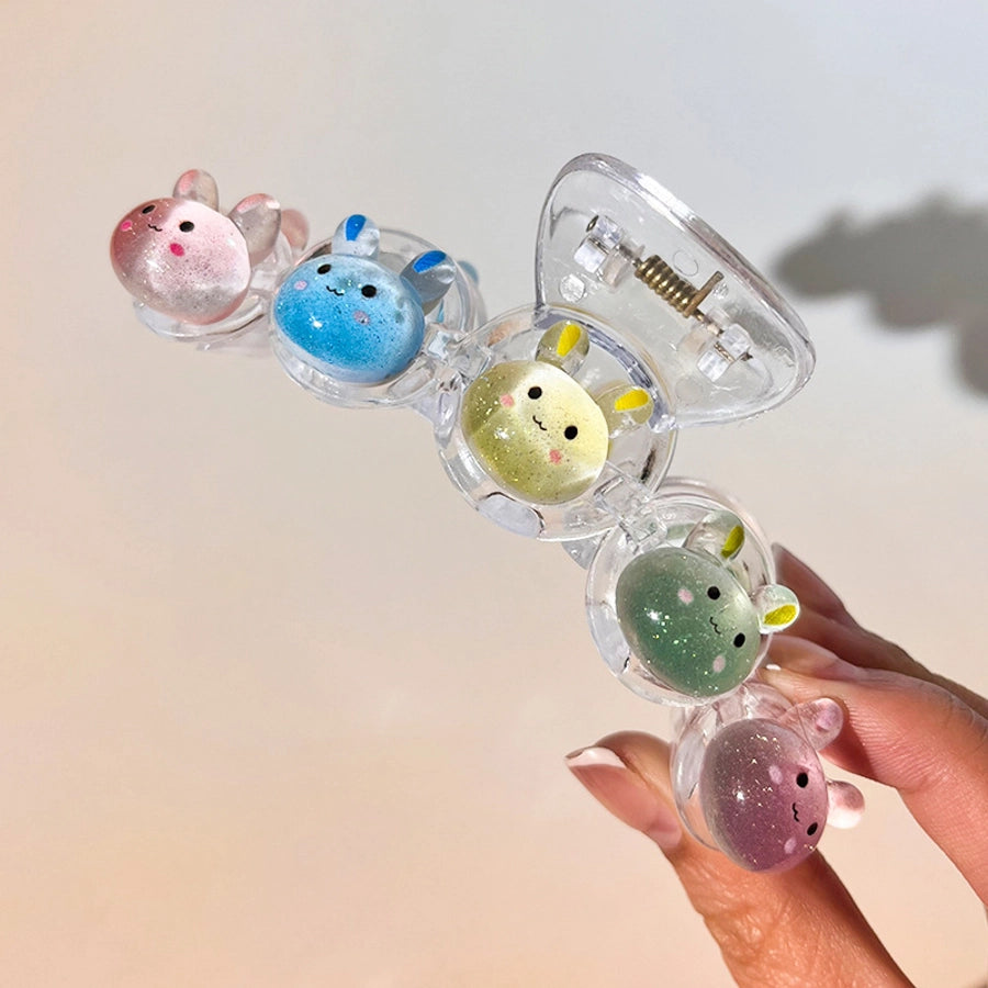 Women's Cartoon Style Peach Strawberry Plastic Resin Hair Claws