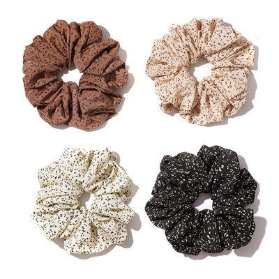 fashion polka dots cloth hair tie 1 piece