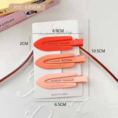 retro geometric metal stoving varnish hair clip